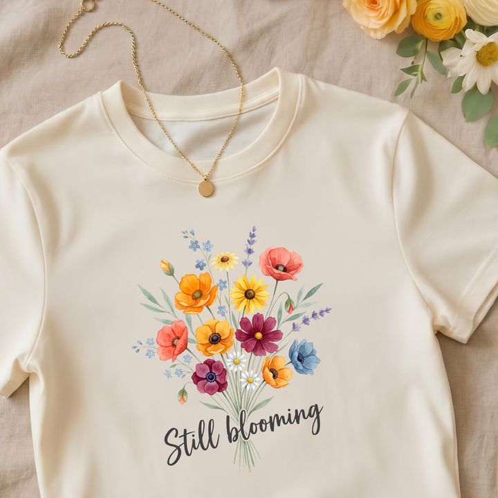 Still blooming tee