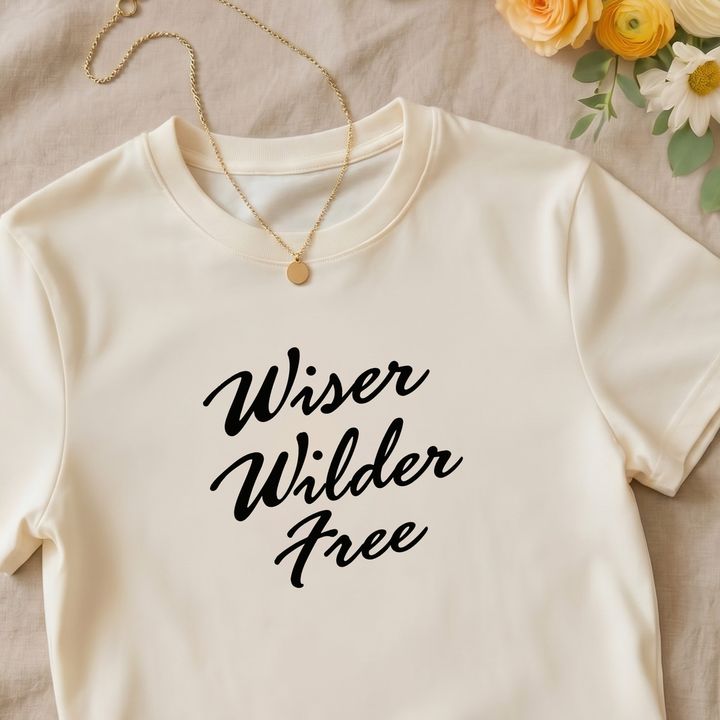 Wiser, wilder, free tee